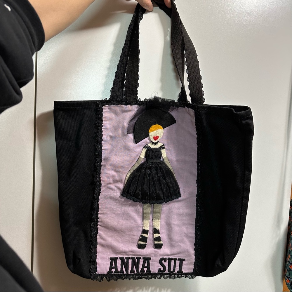 Anna Sui Doll Canvas Tote Bag